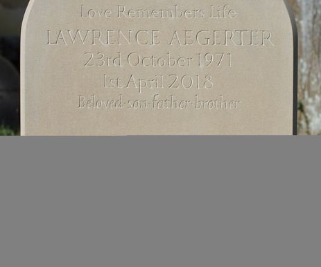 Headstone on Woodkirk Yorkstone